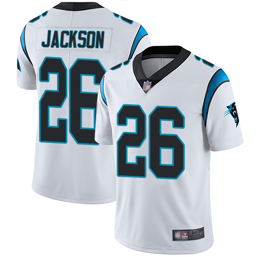 Carolina Panthers Limited White Men Donte Jackson Road Jersey NFL Football #26 Vapor Untouchable->carolina panthers->NFL Jersey